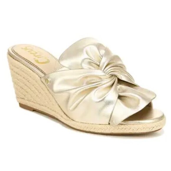 Circus by Sam Edelman Metallic Gold Wedges NWOT - Picture 1 of 7
